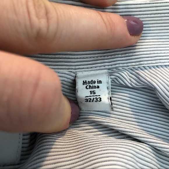 Calvin Klein men’s striped slim fit dress shirt - Picture 4 of 4